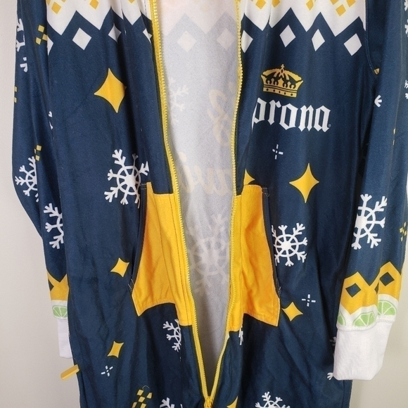 Tipsy Elves Corona Adult Onse PJ'S  Size L Unisex - Picture 4 of 10